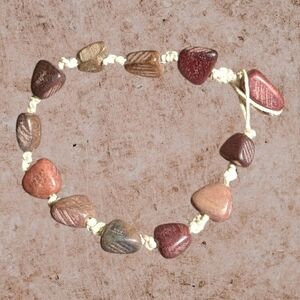 Handmade Multicolor Wood Macrame Bracelet